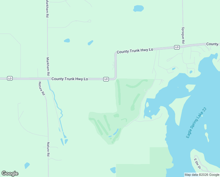 map of restaurants, bars, coffee shops, grocery stores, and more near S103W35603 County Road Lo in Eagle