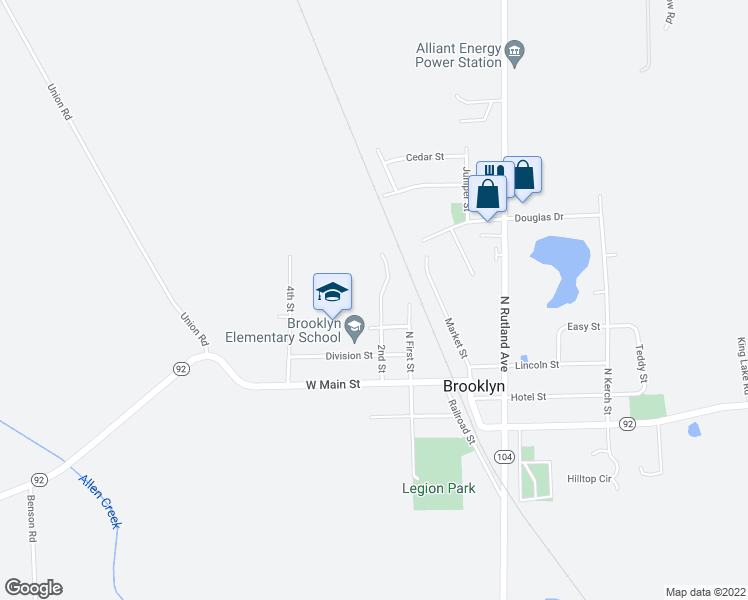 map of restaurants, bars, coffee shops, grocery stores, and more near 309 2nd Street in Brooklyn