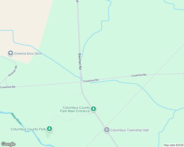 map of restaurants, bars, coffee shops, grocery stores, and more near 9722 Crawford Road in Columbus