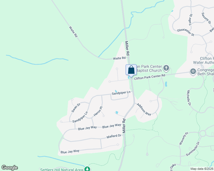 map of restaurants, bars, coffee shops, grocery stores, and more near 13 Tintagel Way in Rexford