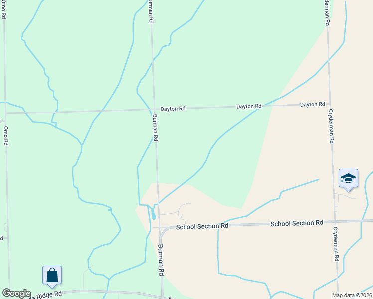 map of restaurants, bars, coffee shops, grocery stores, and more near 75160 Burman Road in Richmond
