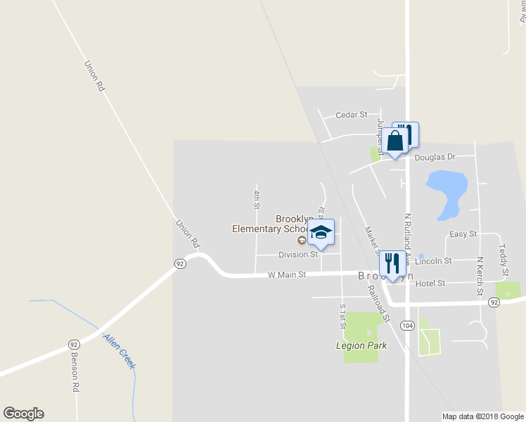 map of restaurants, bars, coffee shops, grocery stores, and more near 301 4th Street in Brooklyn