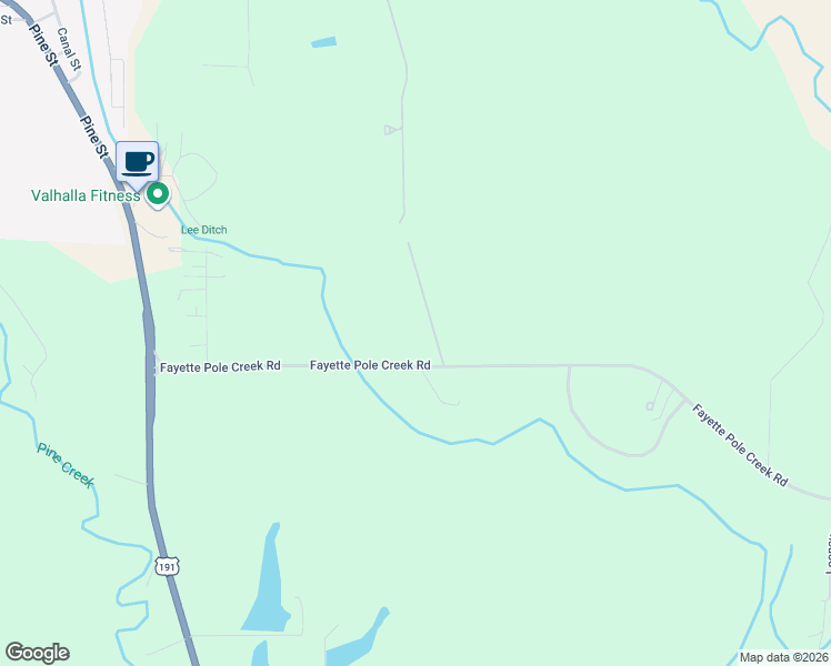 map of restaurants, bars, coffee shops, grocery stores, and more near 7 Bakes Lane in Pinedale