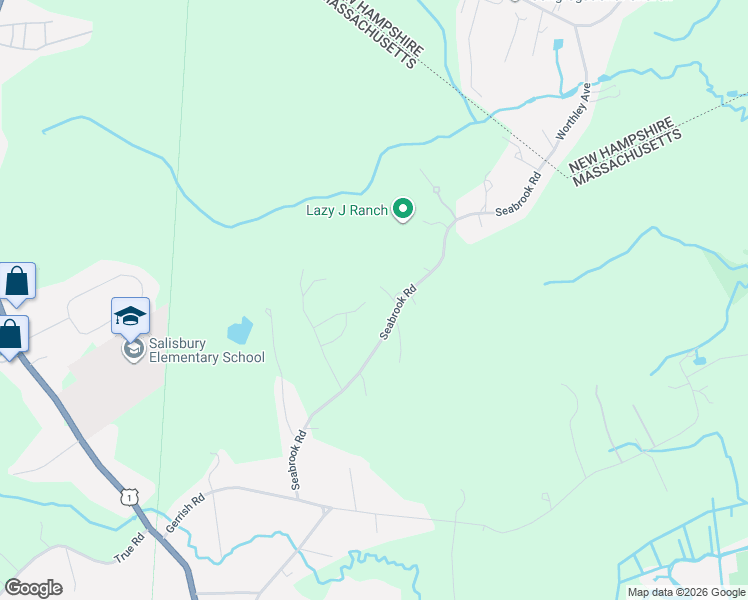 map of restaurants, bars, coffee shops, grocery stores, and more near 10 Caitlin Road in Salisbury