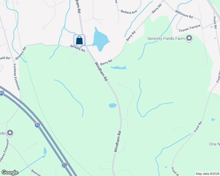 map of restaurants, bars, coffee shops, grocery stores, and more near 101 Windham Road in Derry