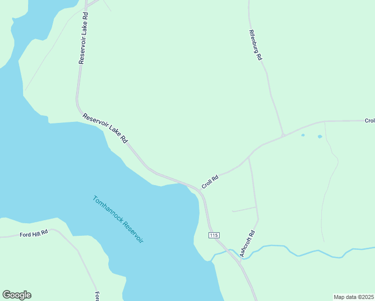map of restaurants, bars, coffee shops, grocery stores, and more near 5 Croll Road in Valley Falls