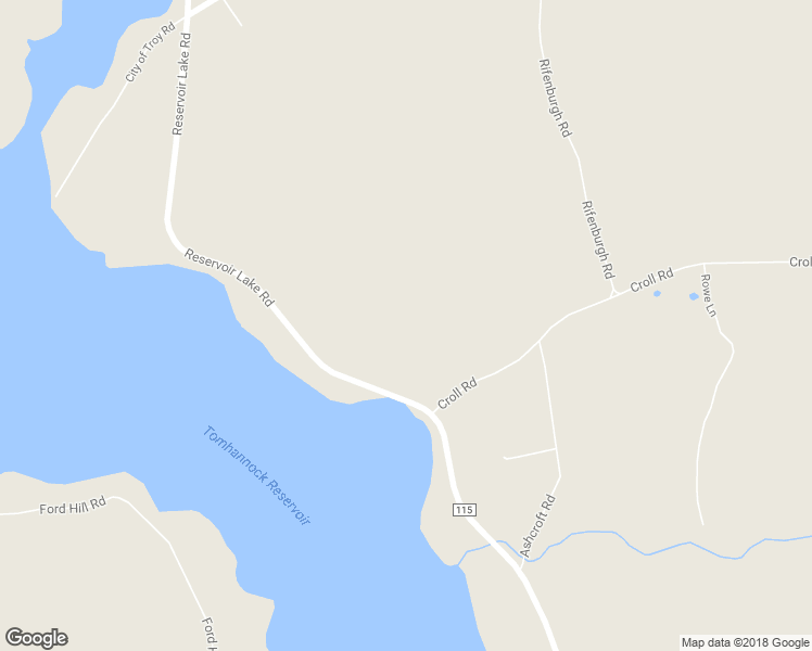 map of restaurants, bars, coffee shops, grocery stores, and more near 5 Croll Road in Valley Falls