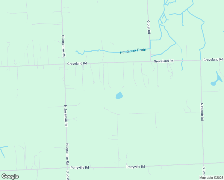 map of restaurants, bars, coffee shops, grocery stores, and more near 3145 Groveland Road in Ortonville