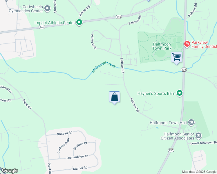 map of restaurants, bars, coffee shops, grocery stores, and more near 6 Gauthier Drive in Saratoga County