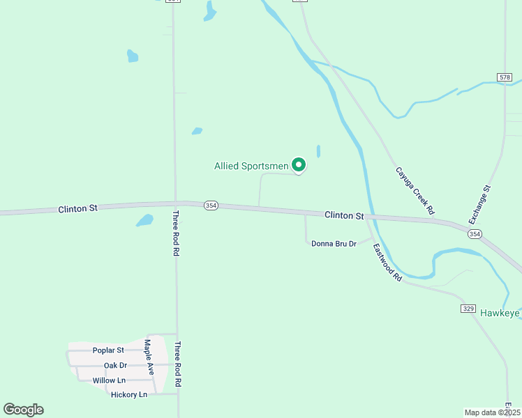 map of restaurants, bars, coffee shops, grocery stores, and more near 12700 Clinton Street in Alden