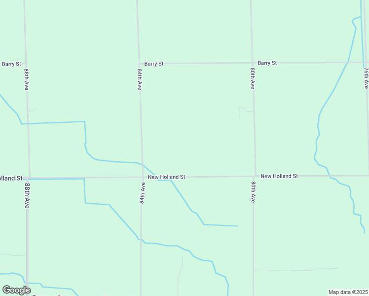 map of restaurants, bars, coffee shops, grocery stores, and more near 8211 New Holland Street in Zeeland