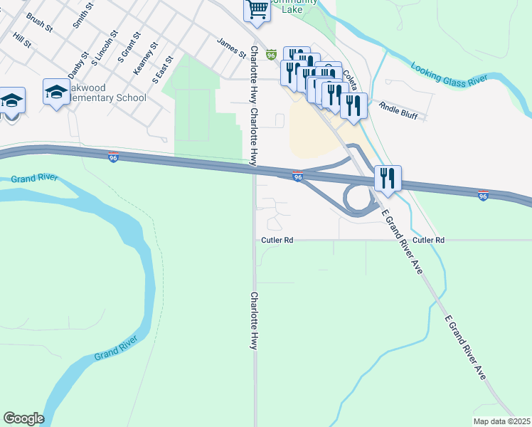 map of restaurants, bars, coffee shops, grocery stores, and more near 712 Parkers Drive in Portland