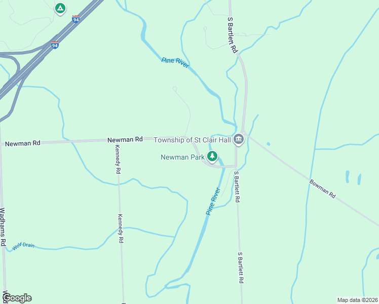 map of restaurants, bars, coffee shops, grocery stores, and more near 5541 Neuman Road in Saint Clair