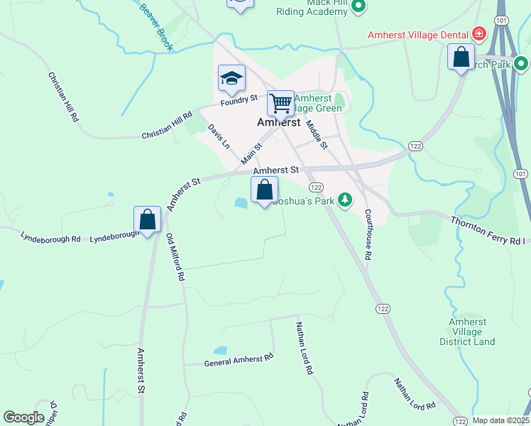 map of restaurants, bars, coffee shops, grocery stores, and more near 141 Amherst Street in Amherst