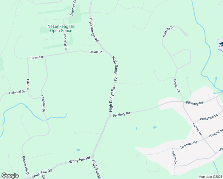 map of restaurants, bars, coffee shops, grocery stores, and more near 127 High Range Road in Londonderry