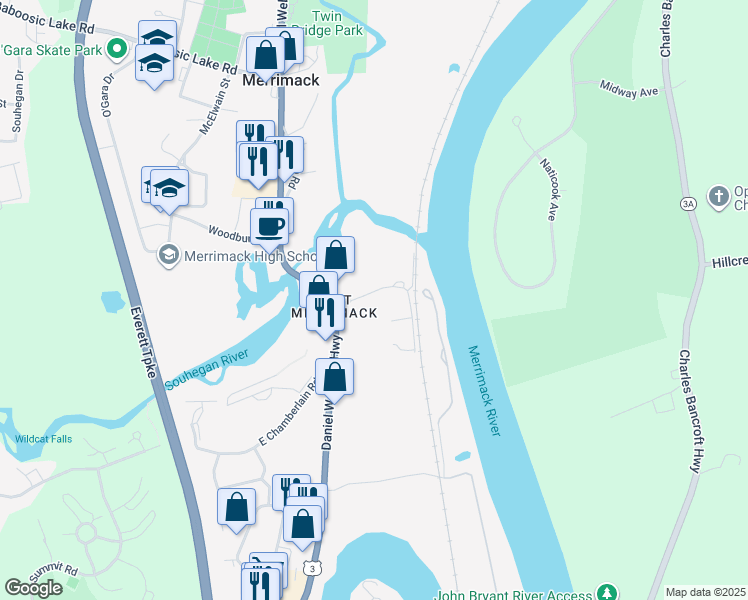 11 Railroad Avenue, Merrimack NH Walk Score