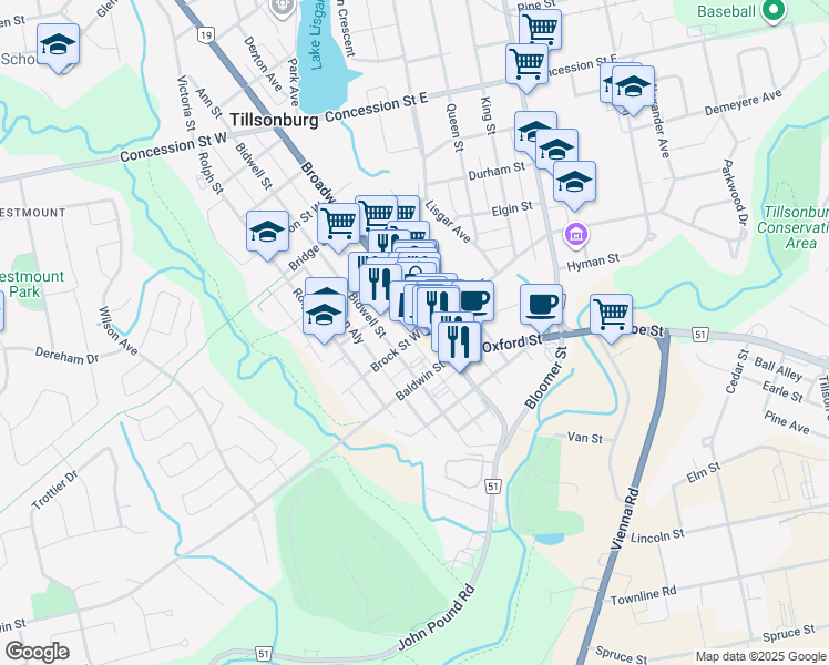 16 Brock Street West, Tillsonburg ON Walk Score