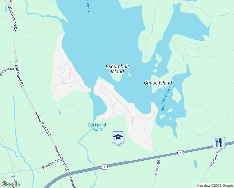 map of restaurants, bars, coffee shops, grocery stores, and more near 57 Conleys Grove Road in Derry
