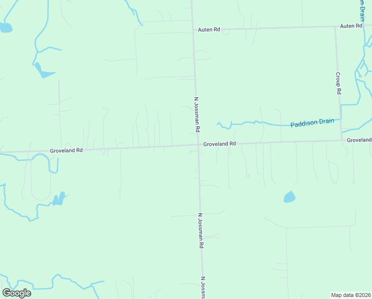 map of restaurants, bars, coffee shops, grocery stores, and more near 785 North Jossman Road in Ortonville