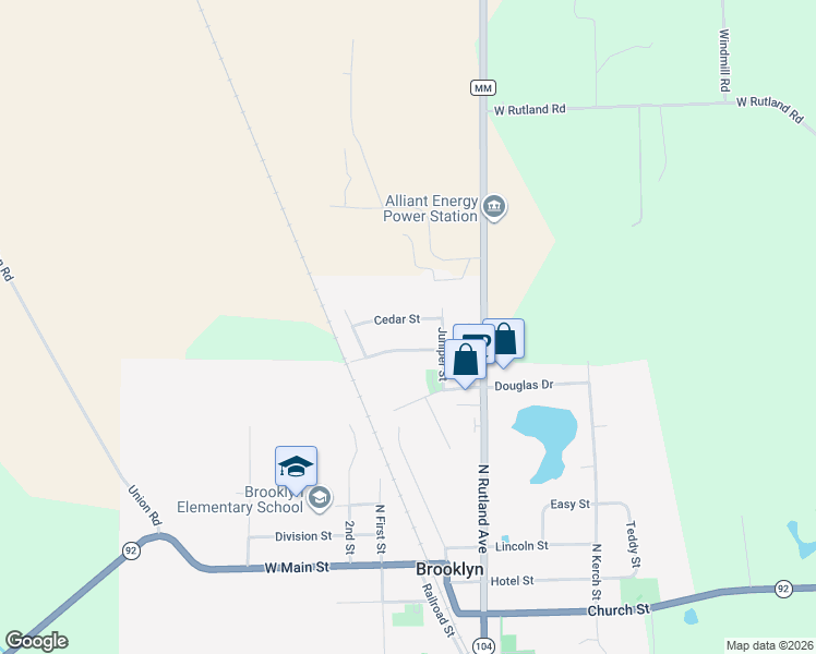 map of restaurants, bars, coffee shops, grocery stores, and more near 133 Cedar Street in Brooklyn