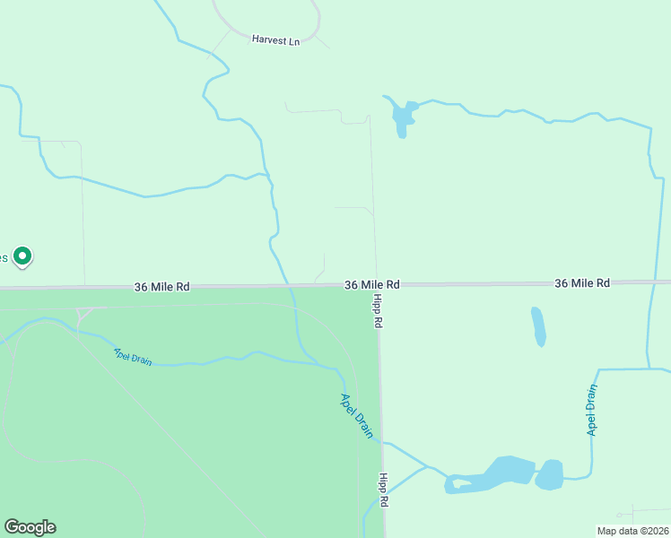 map of restaurants, bars, coffee shops, grocery stores, and more near 7841 36 Mile Road in Macomb County