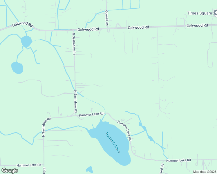 map of restaurants, bars, coffee shops, grocery stores, and more near 692 North Sashabaw Road in Brandon Township