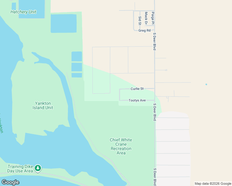 map of restaurants, bars, coffee shops, grocery stores, and more near Lilac Lane in Yankton