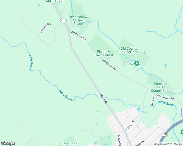 map of restaurants, bars, coffee shops, grocery stores, and more near 261 Main Street in Plaistow