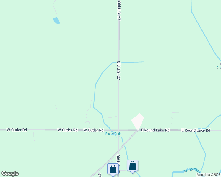 map of restaurants, bars, coffee shops, grocery stores, and more near 10640 Old U.S. 27 in DeWitt