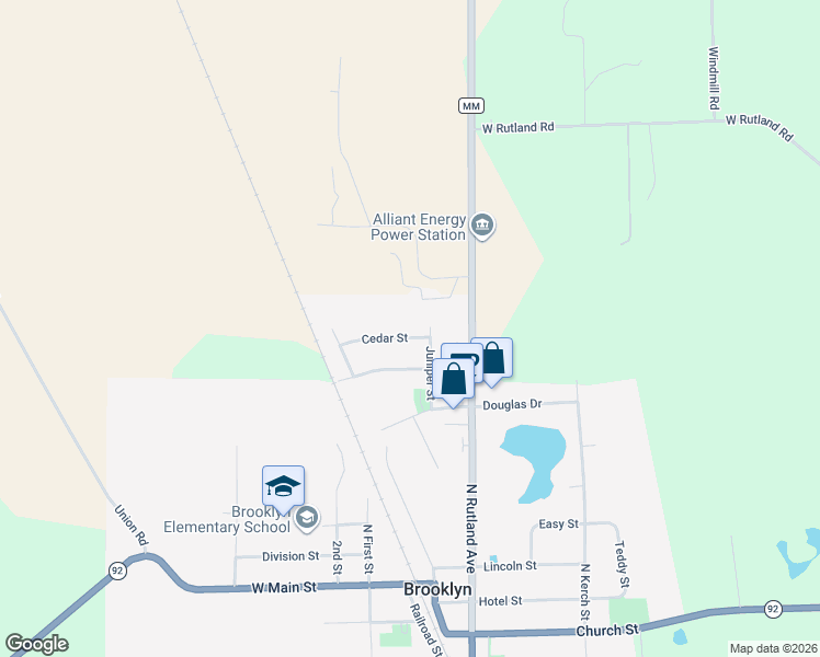 map of restaurants, bars, coffee shops, grocery stores, and more near 133 Cedar St in Brooklyn