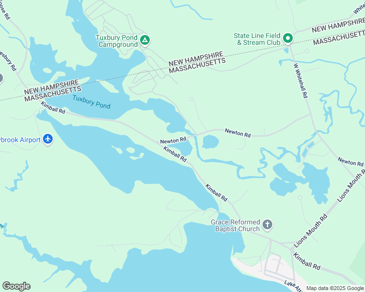 map of restaurants, bars, coffee shops, grocery stores, and more near 140 Kimball Road in Amesbury