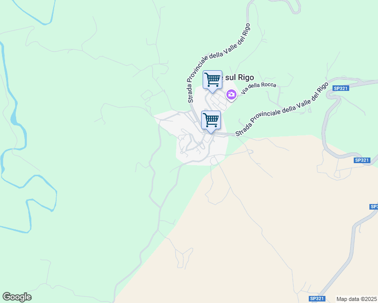 map of restaurants, bars, coffee shops, grocery stores, and more near 27 Via del Poggio in Celle Sul Rigo