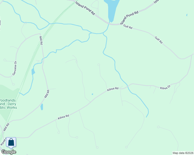 map of restaurants, bars, coffee shops, grocery stores, and more near 6 Mary Jo Lane in Derry