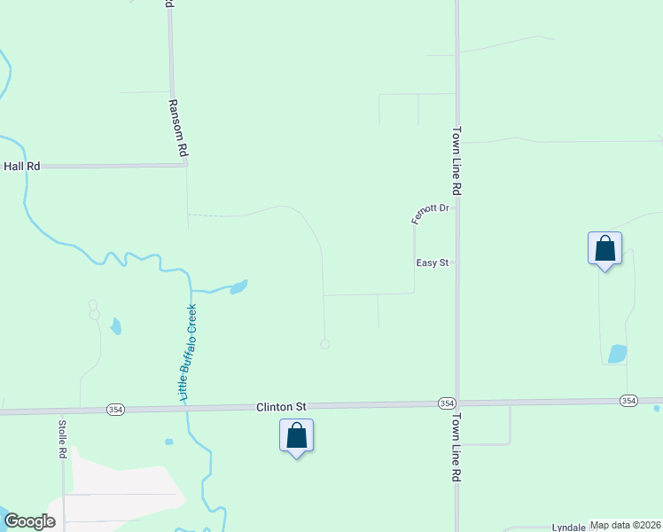 map of restaurants, bars, coffee shops, grocery stores, and more near 111 Tiffany Lane in Lancaster