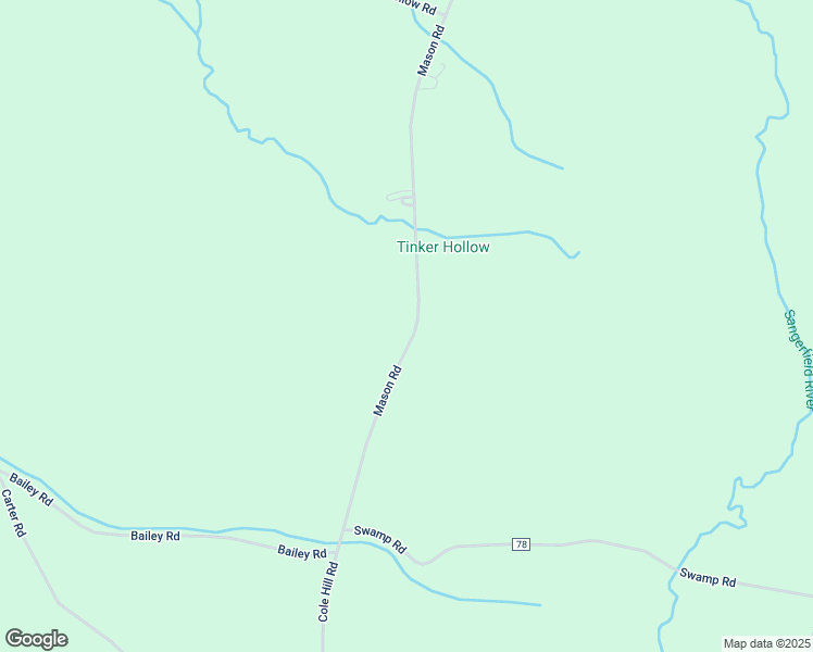 map of restaurants, bars, coffee shops, grocery stores, and more near 2858 Mason Road in Waterville