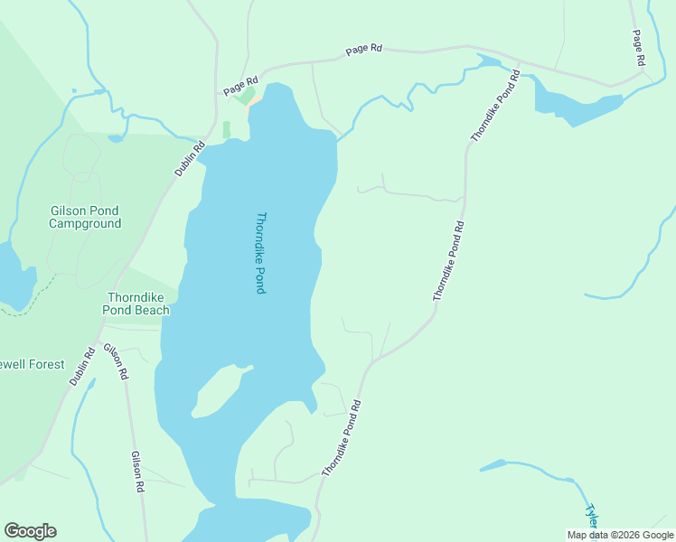 map of restaurants, bars, coffee shops, grocery stores, and more near 577 Thorndike Pond Road in Jaffrey