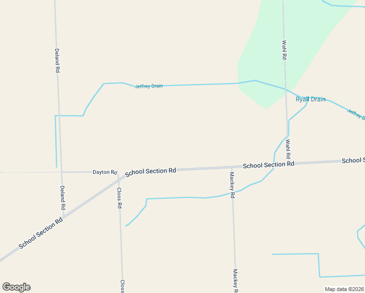 map of restaurants, bars, coffee shops, grocery stores, and more near 32011 School Section Road in Richmond