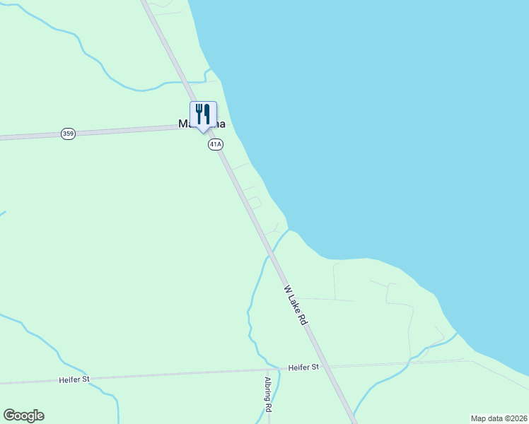 map of restaurants, bars, coffee shops, grocery stores, and more near 1844 West Lake Road in Skaneateles