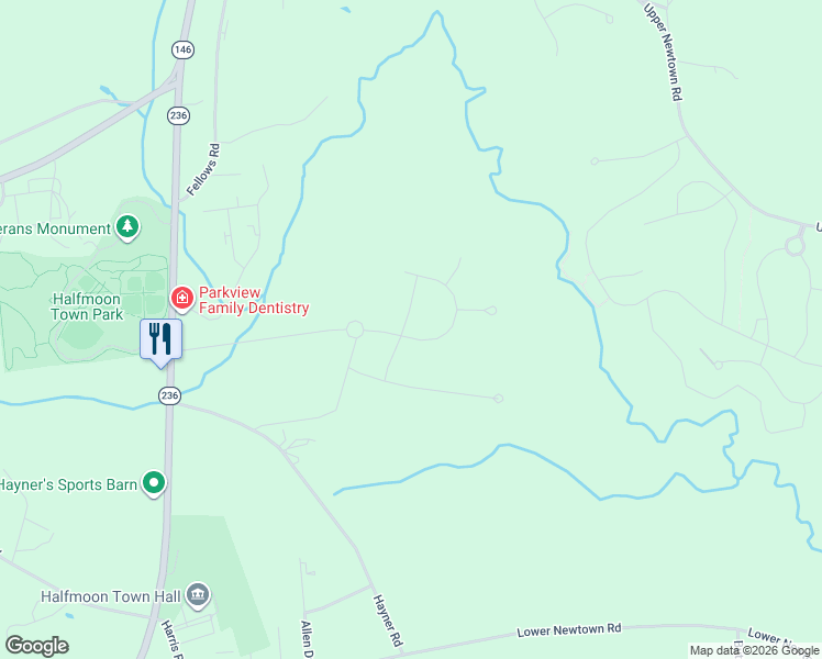 map of restaurants, bars, coffee shops, grocery stores, and more near 18 Silver Oak Drive in Saratoga County