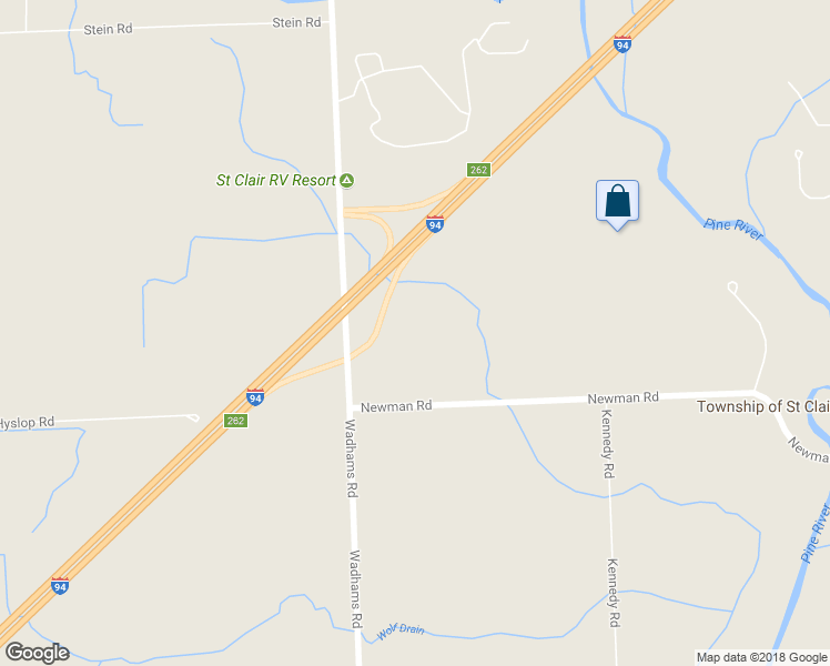 map of restaurants, bars, coffee shops, grocery stores, and more near 5960 Neuman Road in Saint Clair