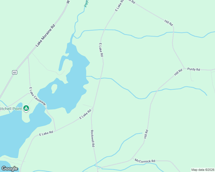 map of restaurants, bars, coffee shops, grocery stores, and more near 5612 East Lake Road in Hamilton