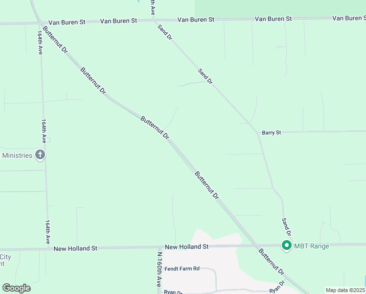 map of restaurants, bars, coffee shops, grocery stores, and more near 5364 Butternut Drive in Holland