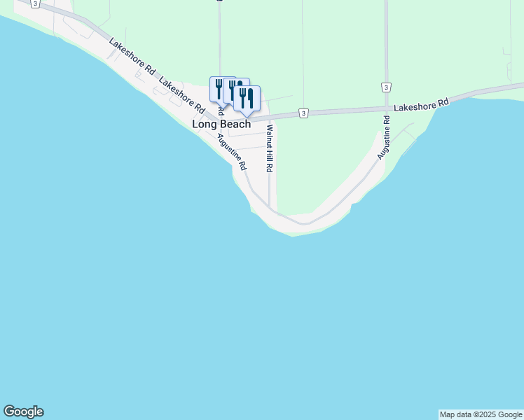 map of restaurants, bars, coffee shops, grocery stores, and more near 12109 Walnut Hill Road in Regional Municipality of Niagara