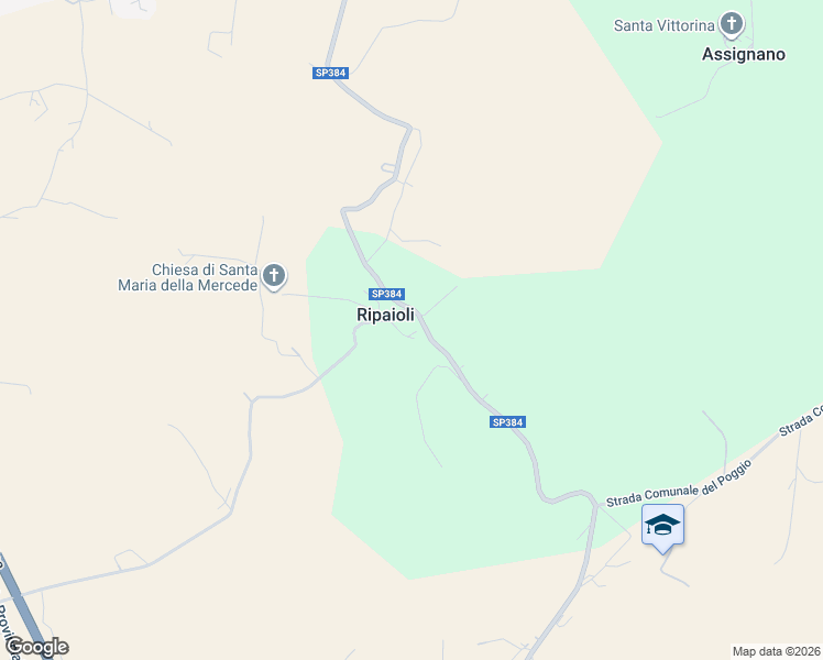 map of restaurants, bars, coffee shops, grocery stores, and more near 6 Vocabolo Palombaro in Ripaioli