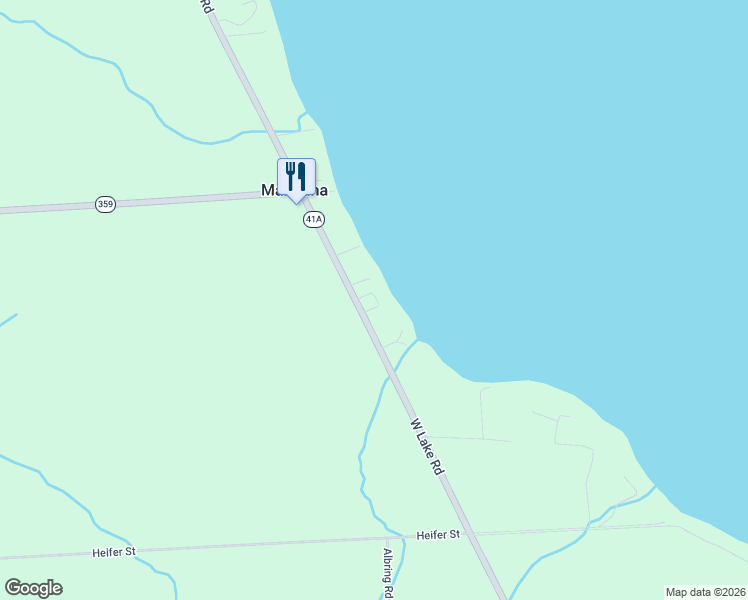 map of restaurants, bars, coffee shops, grocery stores, and more near 1874 West Lake Road in Skaneateles