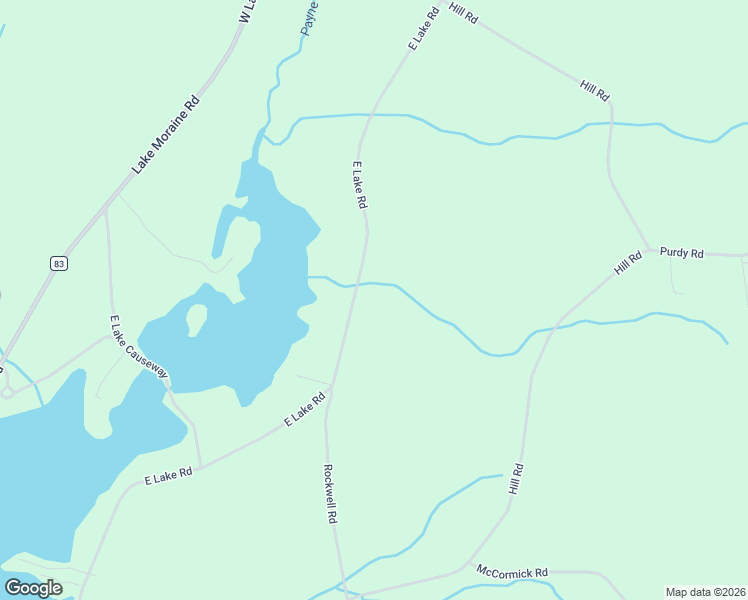 map of restaurants, bars, coffee shops, grocery stores, and more near 5612 East Lake Road in Hamilton