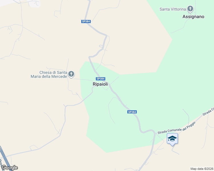 map of restaurants, bars, coffee shops, grocery stores, and more near 6 Vocabolo Palombaro in Ripaioli