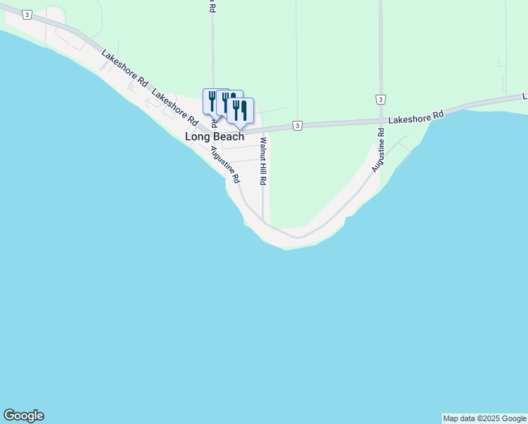 map of restaurants, bars, coffee shops, grocery stores, and more near 12109 Walnut Hill Road in Regional Municipality of Niagara