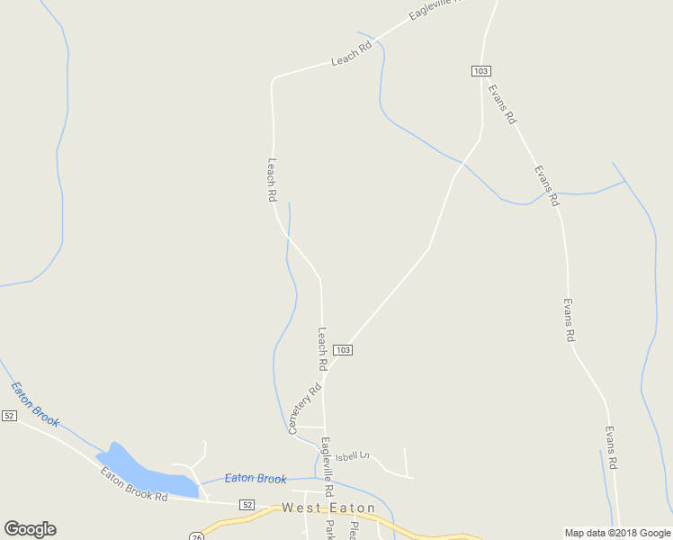 map of restaurants, bars, coffee shops, grocery stores, and more near 2884 Leach Road in Eaton