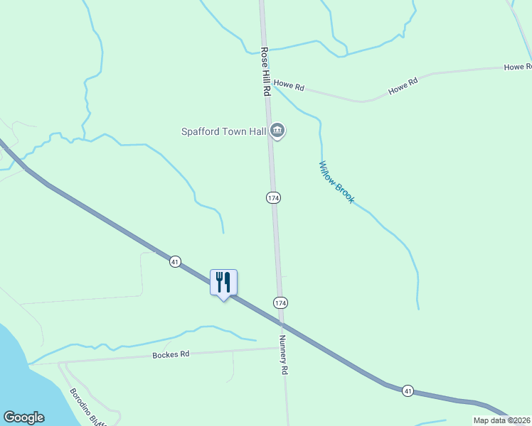 map of restaurants, bars, coffee shops, grocery stores, and more near 1909 Rose Hill Road in Skaneateles